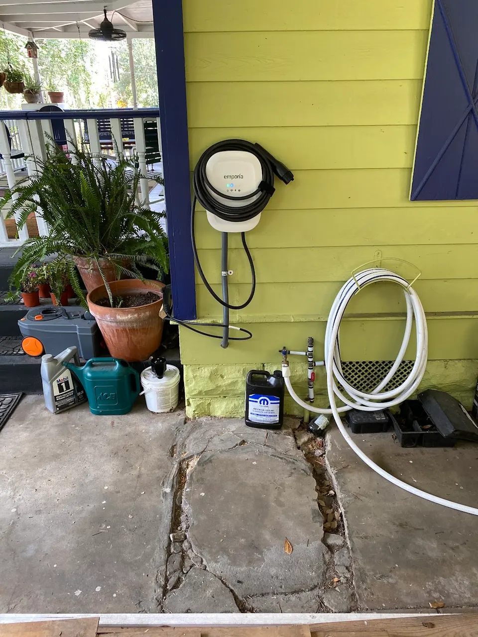 EV charger installation — after photo, In Phaze Electric job 20416