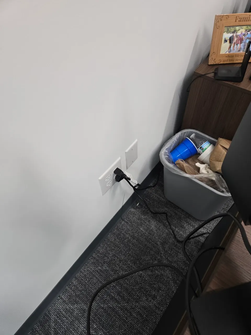 Network cabling — after photo, In Phaze Electric job 20440-1
