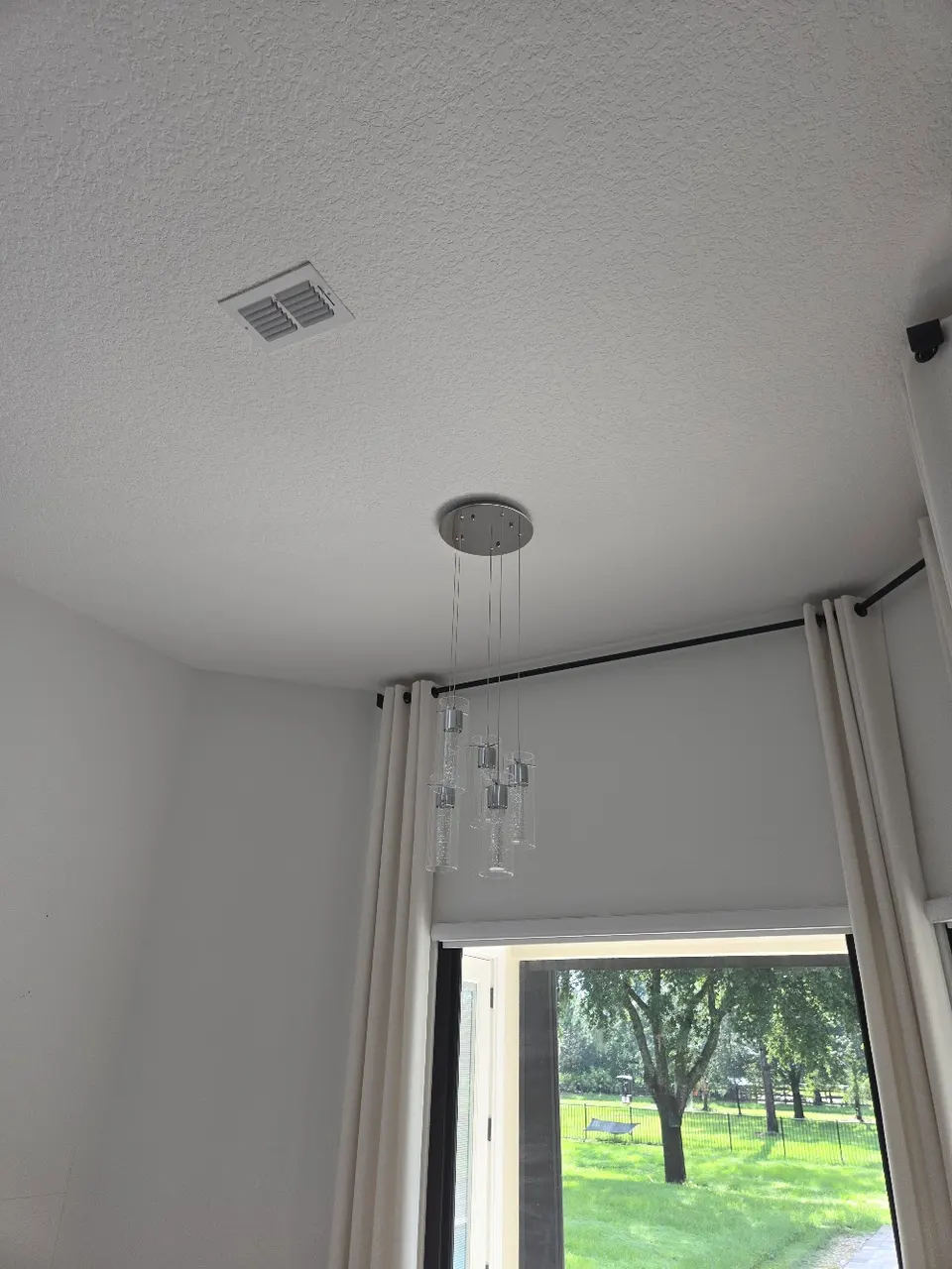 Light fixture installation — after photo, In Phaze Electric job 20219-1