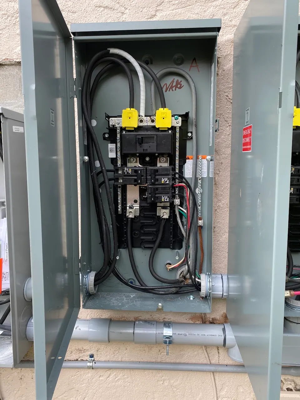 Meter base replacement — after photo, In Phaze Electric job 20231