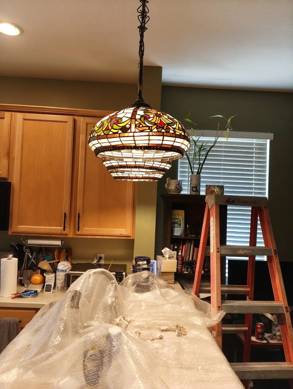 Light fixture installation — after photo, In Phaze Electric job 20462