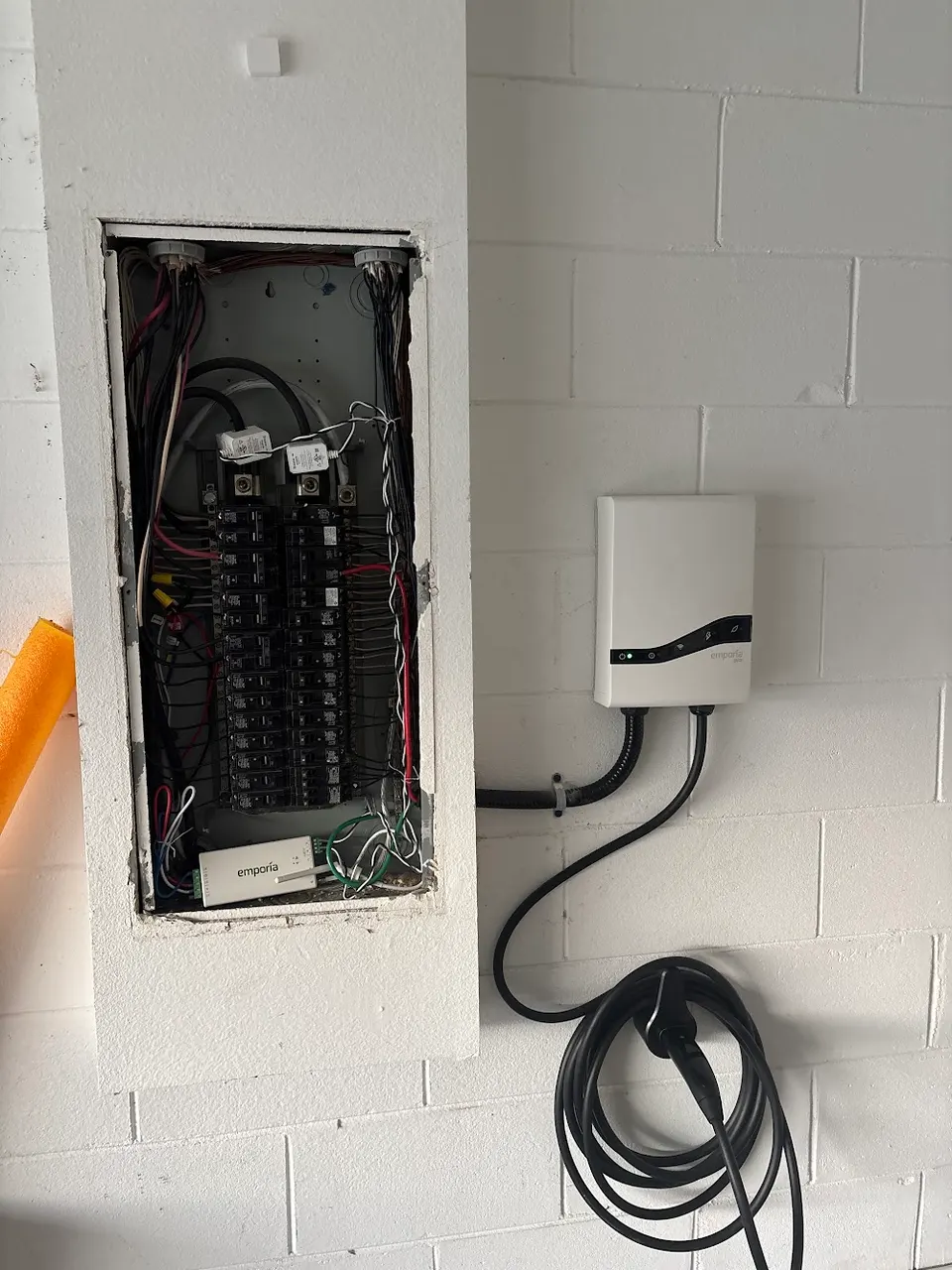 EV charger installation — after photo, In Phaze Electric job 20509